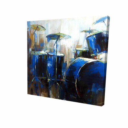 FONDO 16 x 16 in. Asbtract Drums-Print on Canvas FO2792123